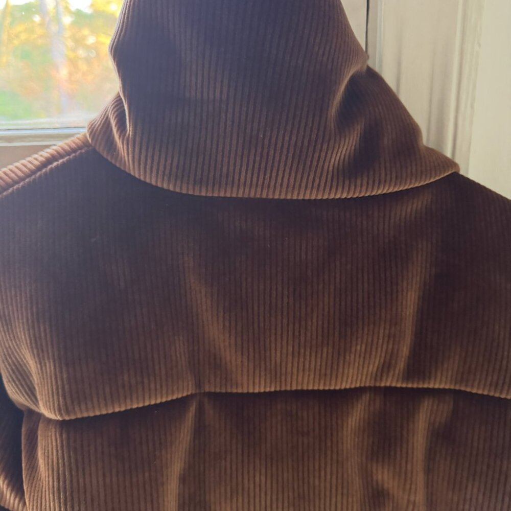 ALO YOGA - Ribbed Velour Gold Rush Puffer - Picture 5 of 8